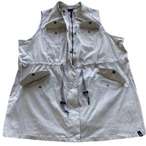 Torrid Vest Womens 3X Happy Camper Ripstop Anorak Outdoor Hiking Gorpcore Active